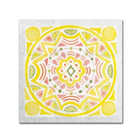 Elyse DeNeige 'Citrus Tile II V2' Canvas Art,14x14